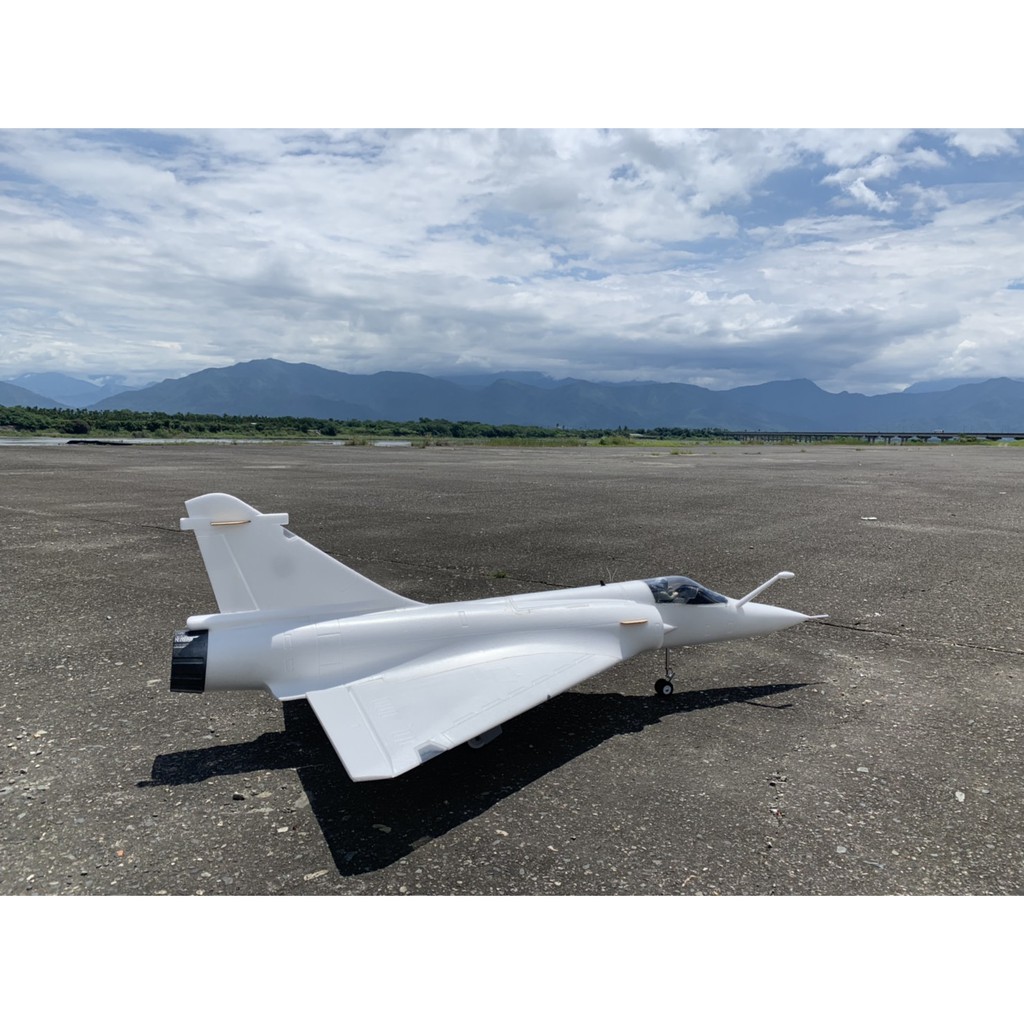 《TS同心模型》全新版本 90mm 幻象2000 KIT白機版 、空機板(EPO耐摔材質)+輪組固定基座