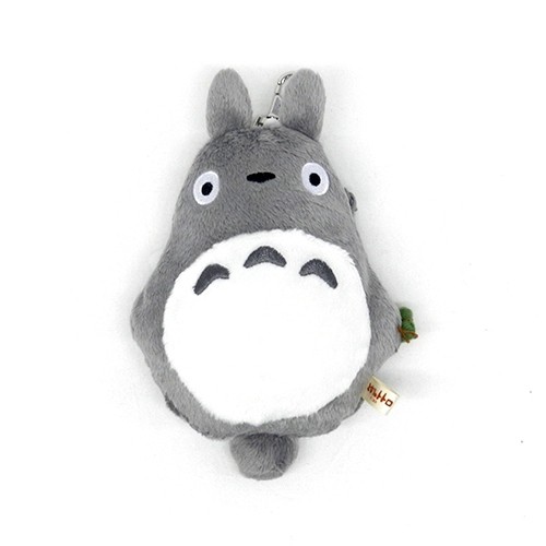 日本宮崎駿 Totoro龍貓 可伸縮識別證 悠遊卡 證件套 絨毛 零錢包