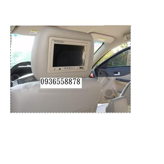 崁入式螢幕 頭枕 枕頭 7" 7吋LCD 螢幕2入