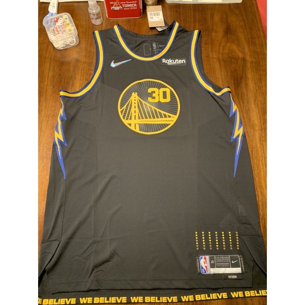 NBA勇士Curry咖哩21-22城市球員版球衣