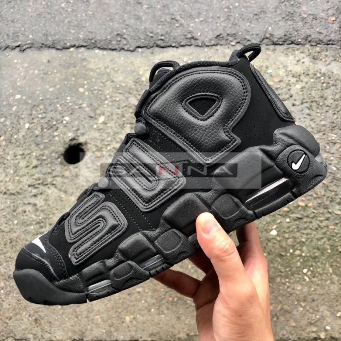supreme nike uptempo black