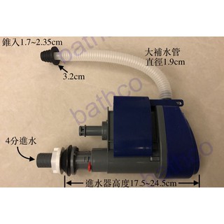 衛浴王 HCG 阿爾卑斯 矮水箱 進水器 漩渦虹吸馬桶 CF9650N CF8403 C300 C4230 C4232