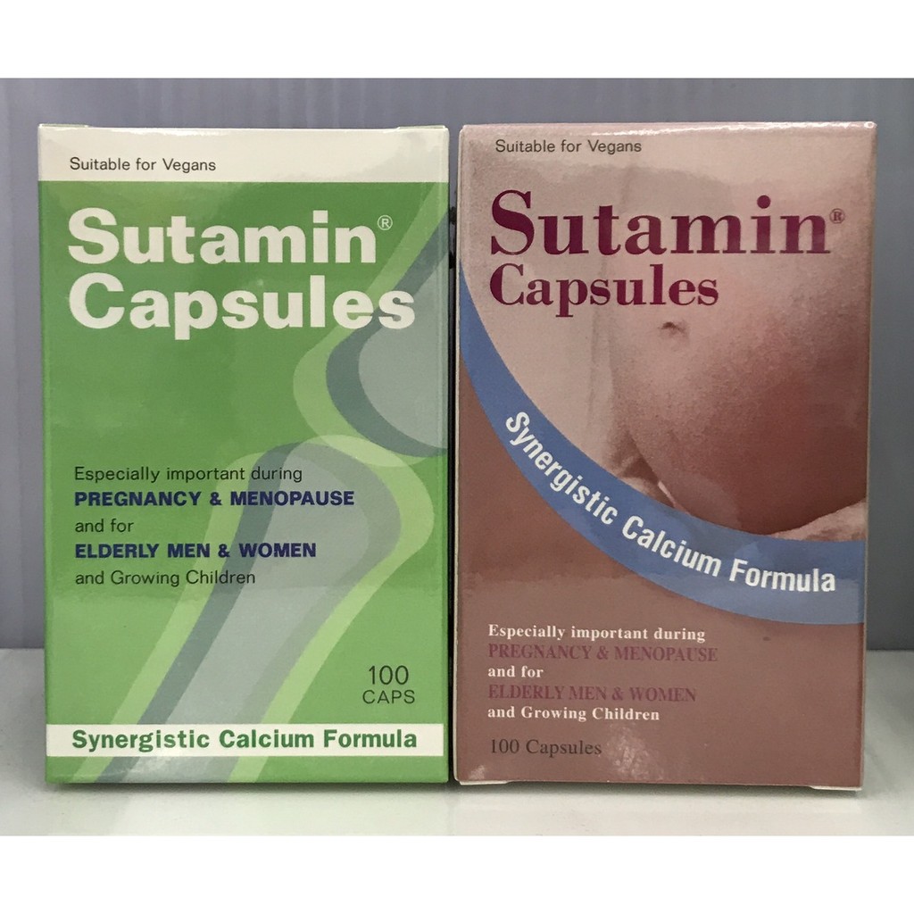 Sutamin適安補軟膠囊100顆(全素.孕婦可食用)高單位天然懸浮液態鈣-美國原裝進口