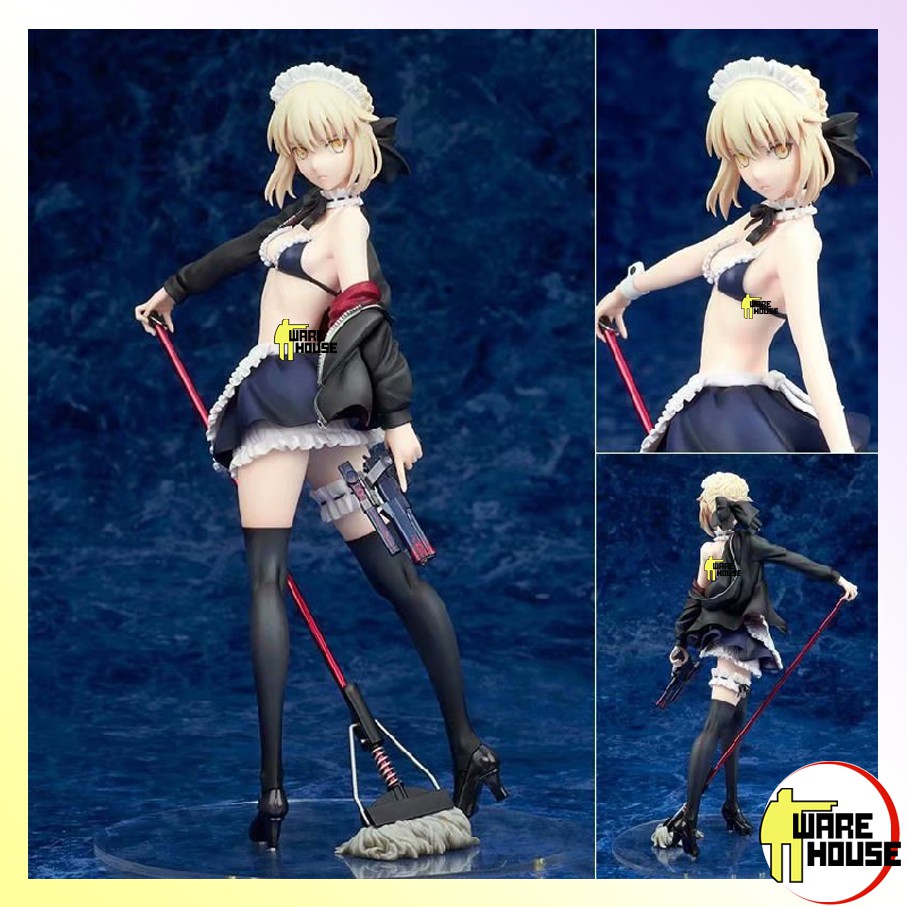 港版 Alter Fate 女僕 泳裝 黑塞巴 Saber FGO 吾王 手辦 公仔 PVC