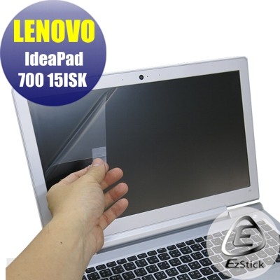 【EZstick】Lenovo Ideapad 700 15isk 靜電式筆電LCD液晶螢幕貼 (鏡面防汙)