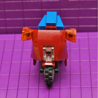 [樂高零件]暗紅色全罩式機車