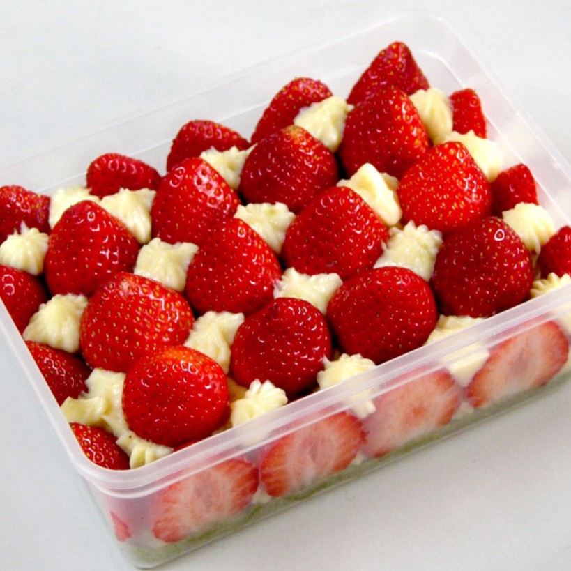 日式草莓佐優格卡士達-盒裝 賀蜜雅Bakery
