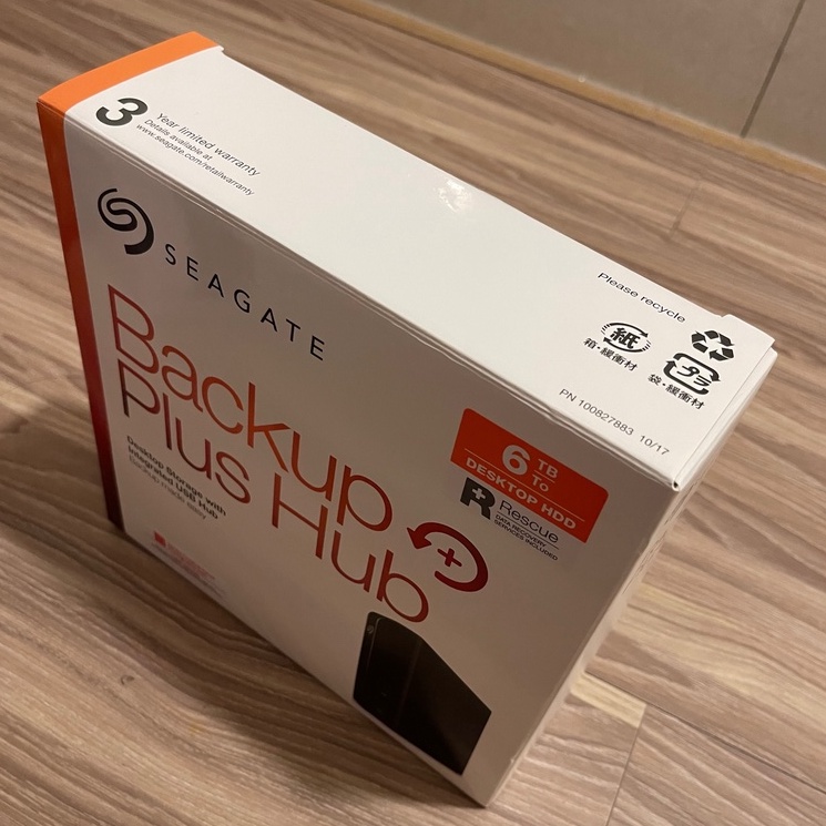 二手 【SEAGATE 希捷】Backup Plus Hub 6TB 3.5吋外接硬碟