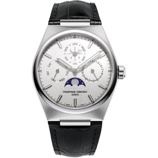 ２４期0利率【高雄時光鐘錶】CONSTANT 瑞士 康斯登錶 FC-775S4NH6 超薄萬年曆腕錶 機械錶