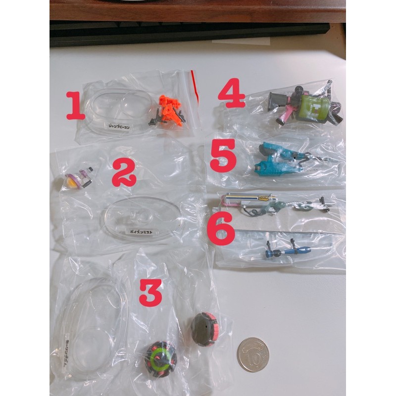 Splatoon Splatoon2 漆彈大作戰副武器日本購回武器食玩扭蛋轉蛋食玩任天堂switch 蝦皮購物