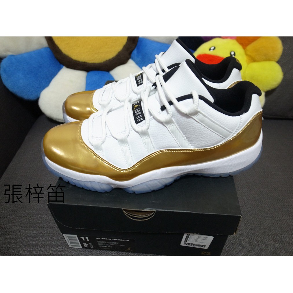 air jordan 11 gold
