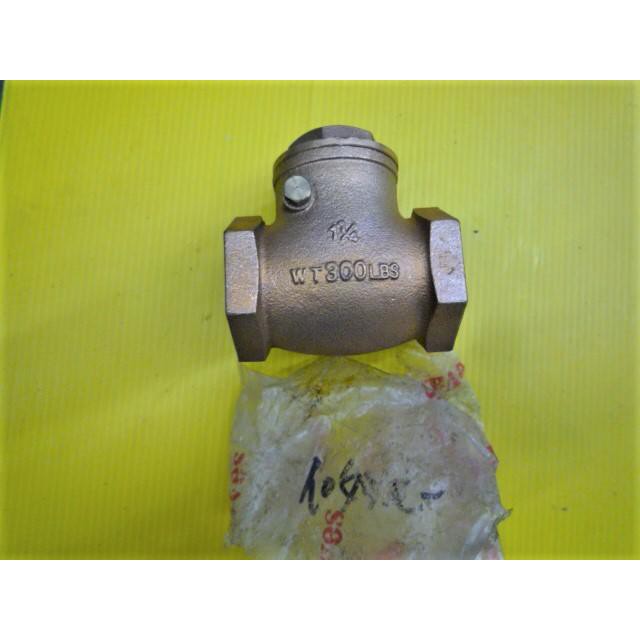 ~金光興修繕屋~全新庫存品 6分 1" 1-1/4 銅橫式逆止凡而 銅製 水塔專用逆止閥 熱水器逆止閥 單向進水、防回流