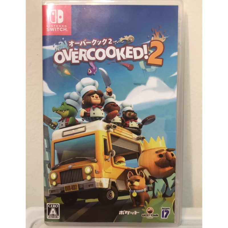 任天堂 Switch OVERCOOKED2 煮過頭2 《中文版》二手