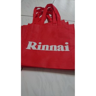 Rinnai 林內 紅色防潑水材質購物袋