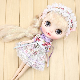 Blythe小布娃娃娃衣 蕾絲可愛風格小布娃娃裙子 1/6娃衣 莉卡 azone可穿