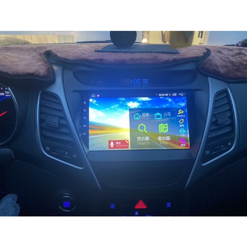 現代Elantra 專用安卓機聲控360環景含四路行車錄影 導航 電視 安卓系統 藍芽