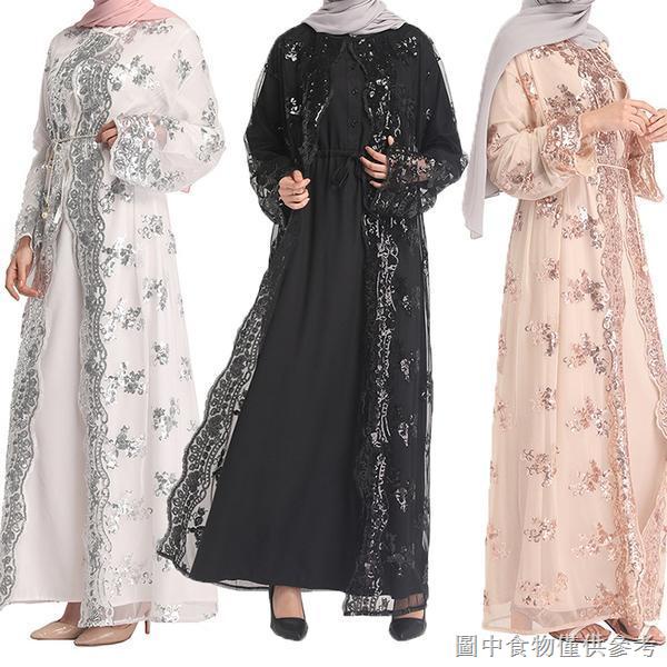 【馬來西亞服裝】【特色表演服】穆斯林迪拜旅遊女裝新款馬來西亞小外套長袍women abaya long dress