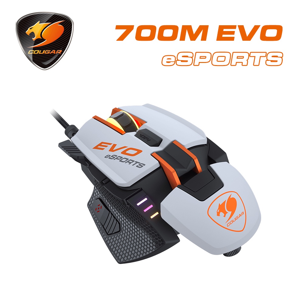 【COUGAR 美洲獅】700M EVO eSPORTS 16000DPI 電競滑鼠 光學滑鼠 鼠標