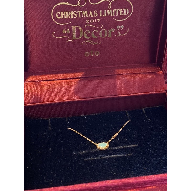 Ete 17年聖誕限定項鍊附限定珠寶盒 最終優惠價 蝦皮購物