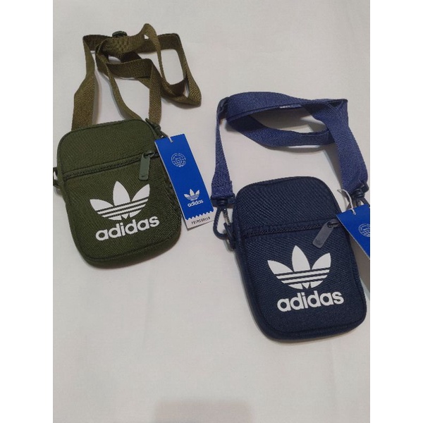 愛迪達 adidas flight bag 隨身 側背 小包 斜背包 馬卡龍色 藍色 綠色 各一