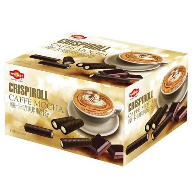 NEW CHOICE CRISPIROLL 摩卡咖啡脆捲 3包入/共1公斤   CH67643