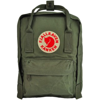 瑞典Fjallraven Kanken Mini F23561-620復古後揹包 小型方型書包- 軍綠色