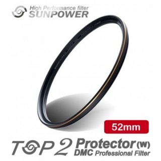 [送蔡司拭鏡紙] SUNPOWER TOP2 UV 52mm 保護鏡 超薄鏡框 49mm 55mm 58mm ~湧蓮公司