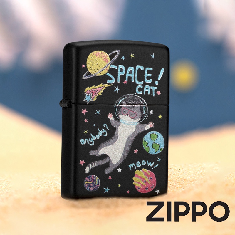 ZIPPO 尋夢旅行-太空貓防風打火機 特別設計 現貨 限量 禮物 客製化 終身保固