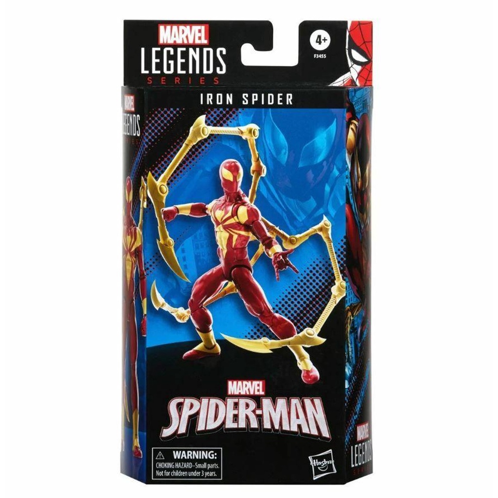 少量現貨【詠揚模型玩具店】孩之寶 marvel legends 漫威 蜘蛛人 鋼鐵蜘蛛人 60週年 6吋 可動 完成品