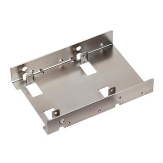 光華CUMA散熱精品*銀欣 SDP08 2.5吋*2 轉 3.5吋 轉接架/全鍍鎳/對應硬碟粗牙鎖孔~現貨
