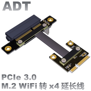 ▲﹊mPCIe WiFi 無線網卡接口延長線轉接PCI-E x4