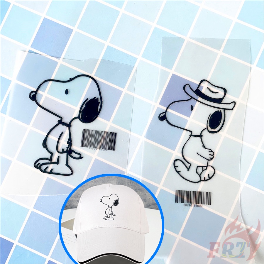 ◆ 冷撕燙畫貼：可愛卡通史努比 Snoopy ◆ 1個裝 DIY熨燙貼紙 A級柯式防水熱轉印貼 衣服鞋帽印花圖案貼