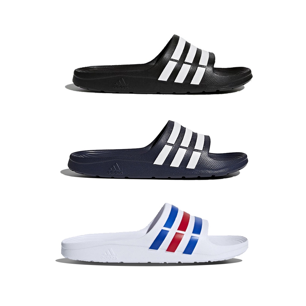 ADIDAS 男女 DURAMO SLIDE 拖鞋 防水 運動拖鞋 - G15890 G15892 U43664