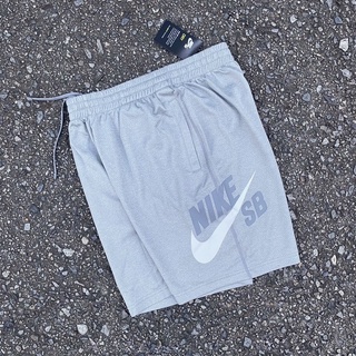 NIKE SB淺灰大logo 短褲(男)