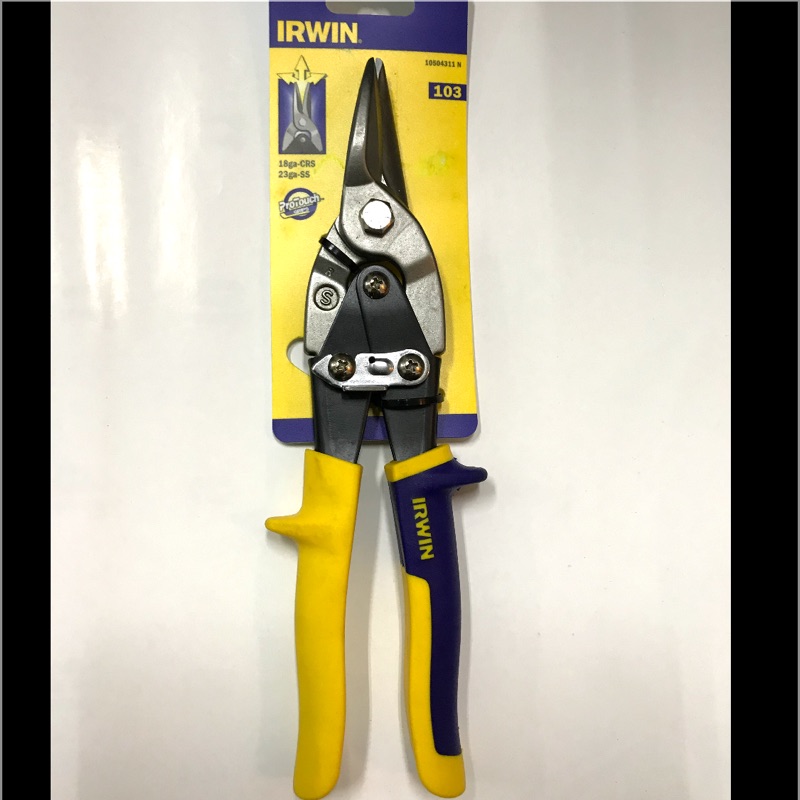 美國製IRWIN輕鋼架剪刀、10‘’直刃特價優惠