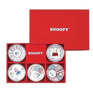 日本製 日本山加商店 Snoopy 史努比 美濃燒 和風 瓷盤 豆皿 碟子 小碟子 醬料碟 醬油碟 小盤子 盤子 盤組
