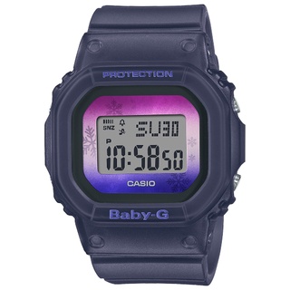 CASIO卡西歐Baby-G BGD-560WL-2 冬季極光夜光電子錶/紫面40mm