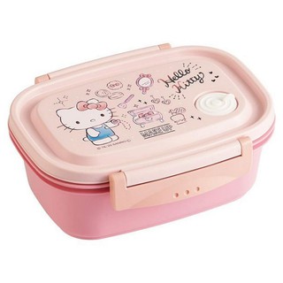 ★現貨★日本製 凱蒂貓 HELLO KITTY 超輕量樂扣塑膠便當盒 550ML 保鮮盒 餐盒 飯盒 正版 Sanrio