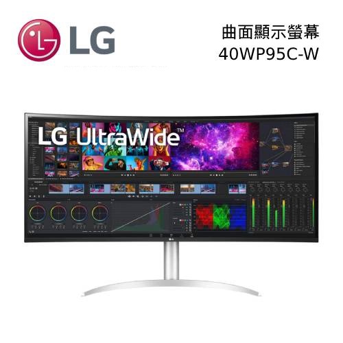 LG 樂金 40WP95C-W (私訊可議) 40型 UltraWide™ 21:9 IPS 曲面多工作業 顯示器