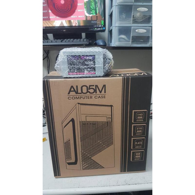 【超值套餐】AL05M M-ATX 電腦機殼 + T400W POWER 電源供應器