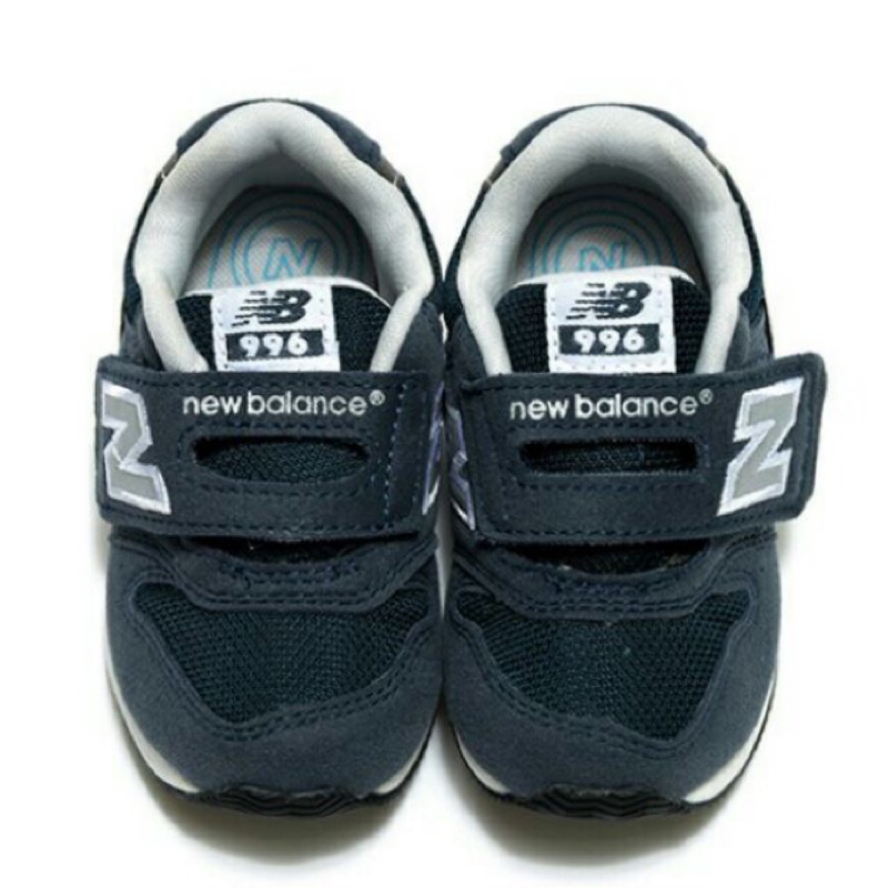 轉賣 New Balance 996 小童鞋 魔鬼氈休閒運動鞋-深藍色