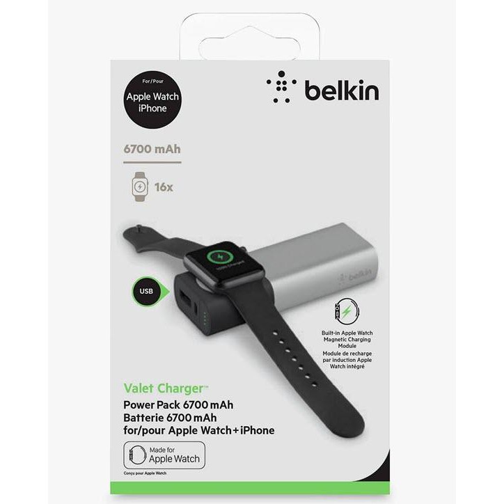 美國原裝貝爾金Belkin Valet Charger《台北快貨》Apple Watch + iPhone二合一充電器
