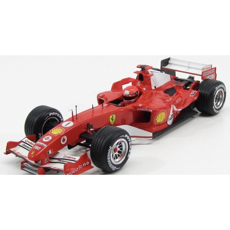 《模王》風火輪 1/18 法拉利F1賽車 F2005 車手：麥克·舒馬克