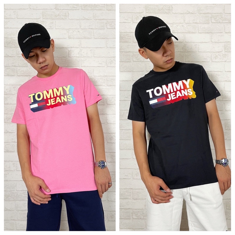 【New START精品服飾-員林】Tommy Jeans 彩虹字母 短袖T恤 短T 短袖