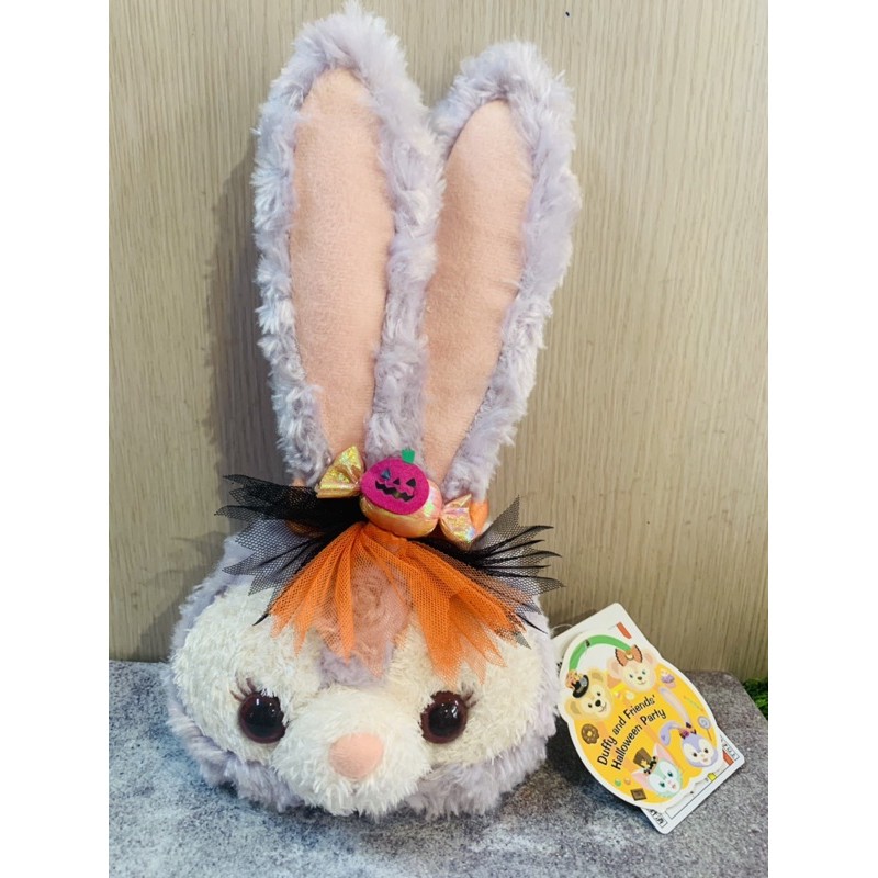 日本 迪士尼 Disney 史黛拉 兔子 萬聖節 頸掛 票卡包 毛絨包