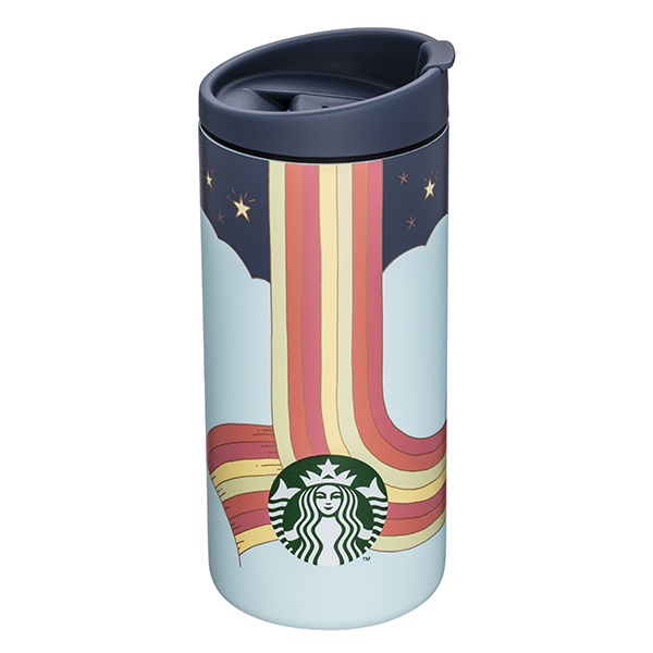 STARBUCKS 星巴克 彩虹好日不鏽鋼杯12OZ 355ml 會員限定商品