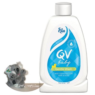【澳洲ego】意高qv嬰幼兒呵護潔膚乳溫和沐浴洗髮二合一baby gental wash 250ml 500ml新鮮現貨