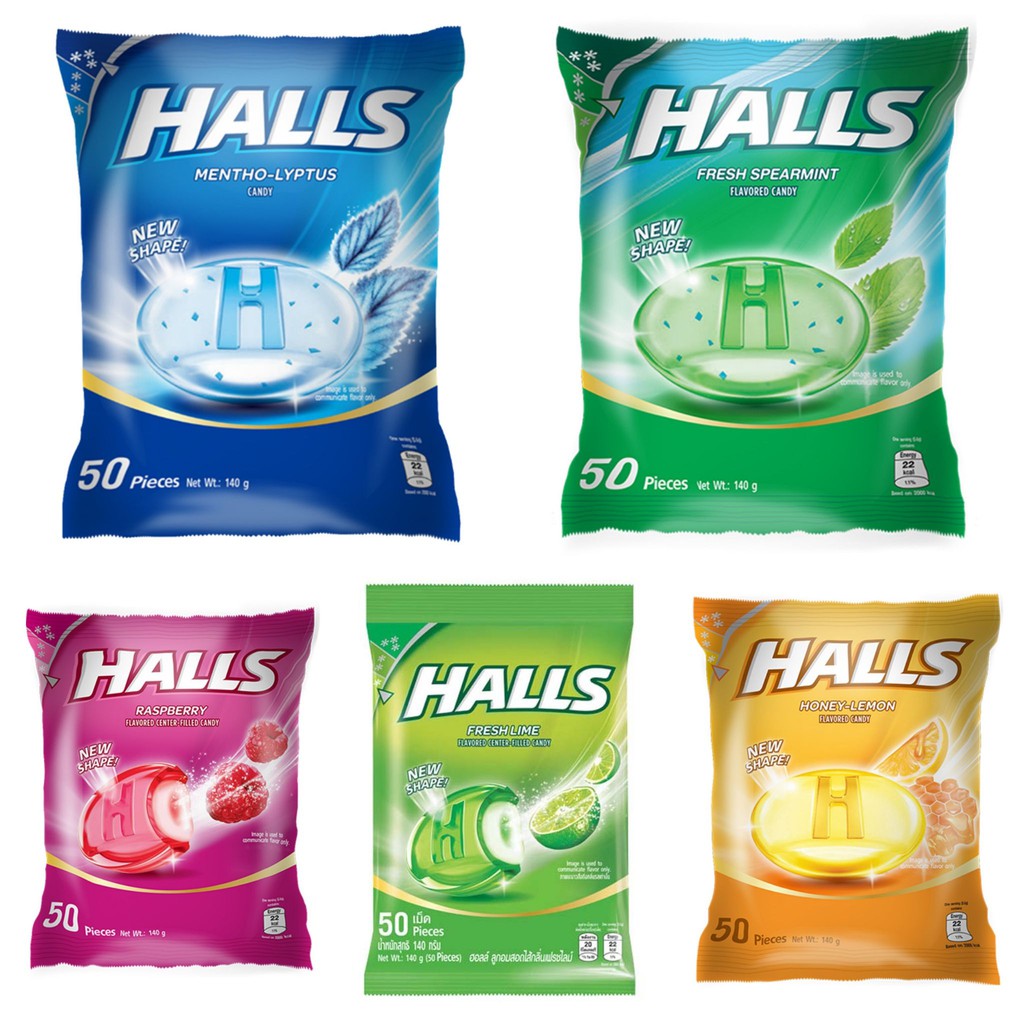 特價 Halls 薄荷 夾心糖 糖果 涼糖 爽口糖 喉糖 薄荷糖 Candy 泰國 菲律賓