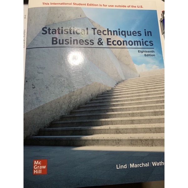 統計學Statistical Techniques in Business &amp; economics