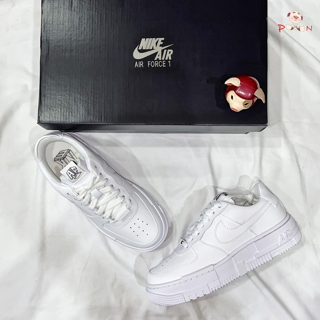 nike white pixel air force